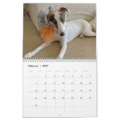 2022 Silken Windhunde (gekleidet/Albern) Kalender (Feb 2027)