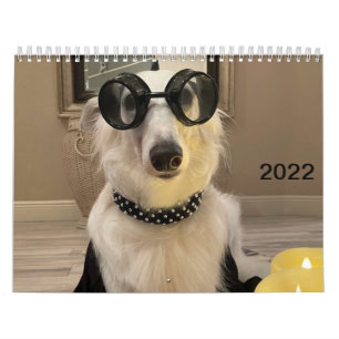 2022 Silken Windhunde (gekleidet/Albern) Kalender