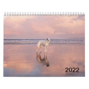 2022 Silken Windhunden (Stehend) Kalender