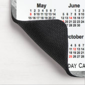 2022 Silver Holiday Art Calendar von Janz Mouse Pa Mousepad (Ecke)