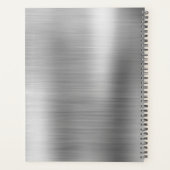 2022 Silver Metallic Monogram modern Planer (Rückseite)