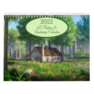 2022 SilverWebForge 3D Fantasy & Landscape Kalender