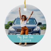2022 sind zum Kotzen, aber gekauft ein Auto Spaß b Keramik Ornament (Hinten)
