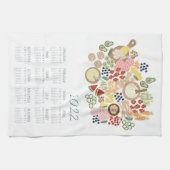 2022 Tea Towel Calendar Charcuterie Board Kitchen Geschirrtuch (Horizontal)