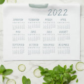 2022 Tea Towel Calendar Flower Jar Kitchen Towel Geschirrtuch (Gefaltet)