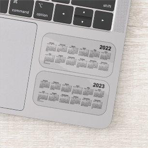 2022 Transparent 2023 Kalender von Janz Aufkleber