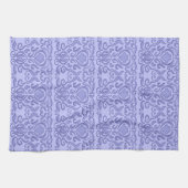 2022 Ver Peri Periwinkle Damask Old World Geschirrtuch (Horizontal)