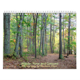 2022 Walden Pond and Concord Kalender mit Zitaten