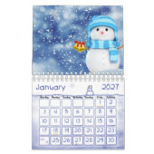 2022 Weihnachtsschneemann Kalender (Jan 2027)