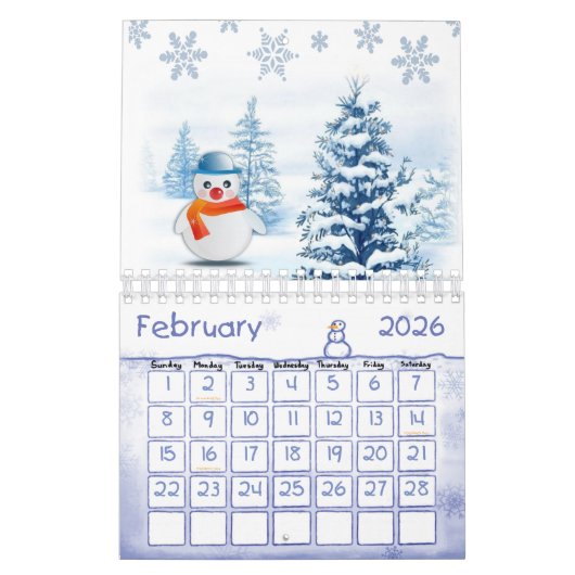 2022 Weihnachtsschneemann Kalender (Feb 2026)