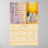 2022 Westie Yearly Calendar Poster (Vorne)