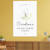 2022 Wildblume Abschluss Begrüßungszeichen Leinwanddruck (Insitu (Wohnzimmer))