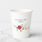 2022 Wildblume Abschluss Papiertasse Pappbecher (Rückseite)