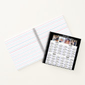 2023 2024 2025 2026 Kalender Benutzerdefiniertes F Notizblock (Innenseite)