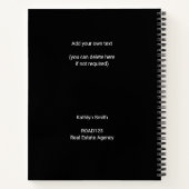 2023 2024 2025 2026 Kalender Foto Modernes Busines Notizblock (Rückseite)