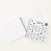 2023 2024 2025 2026 Kalender Modernes Foto Notizblock (Innenseite)