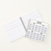 2023 2024 2025 2026 Kalender Neuer benutzerdefinie Notizblock (Innenseite)