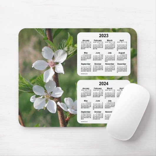 2023-2024 Dogwood 2 Year Calendar by Janz Mousepad (Mit Mouse)