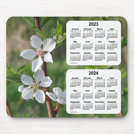 2023-2024 Dogwood 2 Year Calendar by Janz Mousepad (Vorne)
