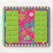 2023-2024 Kalender Mousepad, Grandmas Garden Green Mousepad (Vorne)