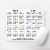 2023 - 2024 Minimalistischer Kalender Mousepad (Mit Mouse)