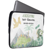 2023-2024 Namensschild zurück zur Schule Niedliche Laptopschutzhülle (Vorne Rechts)