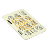 2023-2024 Sonnentage Schulkalender von Janz 4x3 Magnet (Rechte Seite)