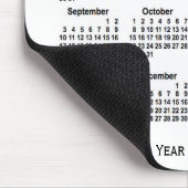 2023-2024 Weißer Schulkalender von Janz Mousepad (Ecke)