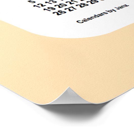 2023-2024 Wheat School Year Calendar by Janz Poster (Ecke)