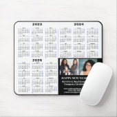 2023 - 2025 Geschäftskalender Moderner Minimalisti Mousepad (Mit Mouse)