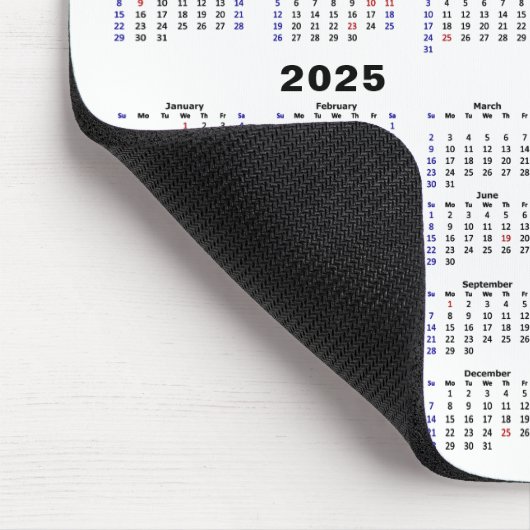 2023 - 2025 Kalender Modernes Business Minimalisti Mousepad (Ecke)