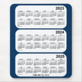 2023-2025 Police Box Blue 3 Year Calendar by Janz Mousepad (Vorne)