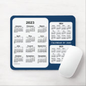 2023-2025 Police Box Blue 3 Year Calendar by Janz Mousepad (Mit Mouse)