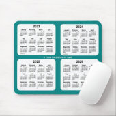 2023-2026 Aquamariner 4-Jahres-Kalender von Janz M Mousepad (Mit Mouse)