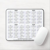 2023 - 2026 Kalender Minimalistisch 4 Jahre Benutz Mousepad (Mit Mouse)