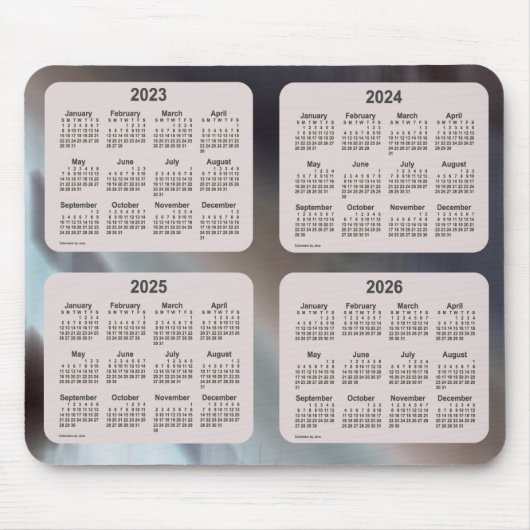 2023-2026 Schatten 4-Jahres-Kalender von Janz Mousepad (Vorne)