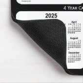 2023-2026 Schwarz-Weiß-Kalender von Janz Mousepad (Ecke)
