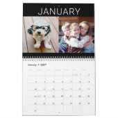 2023 - 24 Foto - 2 pro Monat Moderne Familie Kalender (Jan 2027)