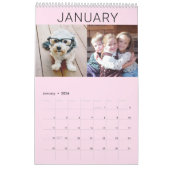 2023 - 24 Foto - Rosa Rosa - Moderne Familie Kalender (Jan 2026)