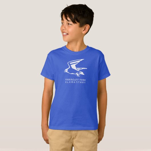 2023-24 FPE Falcon Blue Boys T - Shirt (Vorne ganz)