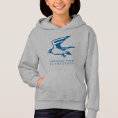 2023-24 Gray Girls Hoodie (Vorderseite)