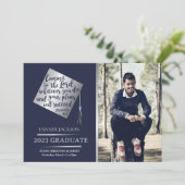 2023 Abschluss Einladung mit Christlichem Angebot (Stehend Vorderseite)