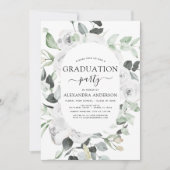 2023 Abschluss Eukalyptus-Grünpflanzen Einladung (Vorderseite)