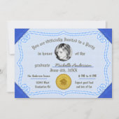 2023 Abschluss Foto Diplomabschlüsse Einladung (Vorderseite)