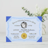 2023 Abschluss Foto Diplomabschlüsse Einladung (Stehend Vorderseite)