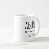 2023 Abuelo Pregnancy Ankündigung Spanischer Opa Kaffeetasse (VorderseiteRechts)