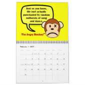 2023 Angepasste enttäuschte Mitarbeiter 12 Monate Kalender (Feb 2027)