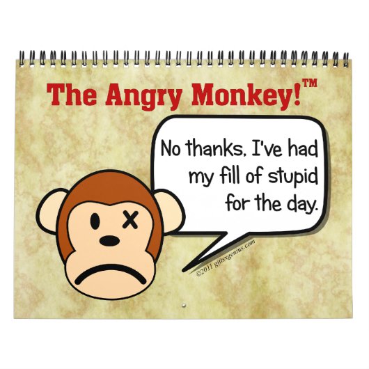 2023 Angepasste enttäuschte Mitarbeiter 12 Monate Kalender (Titelbild)