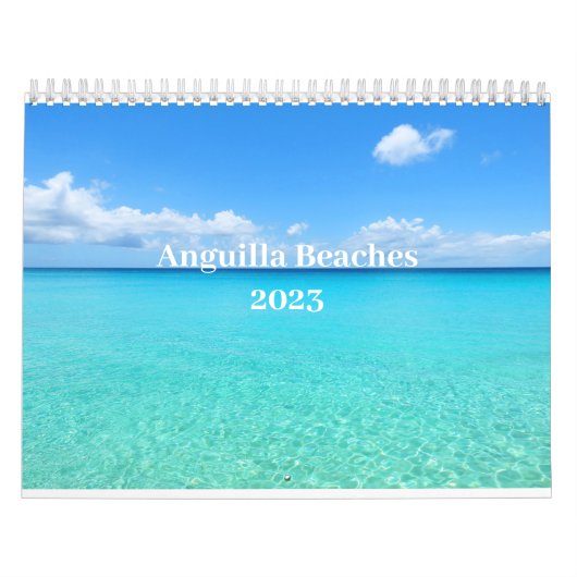 2023 Anguilla Beaches Calendar Kalender (Titelbild)