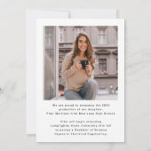 2023 Ankündigung des Abschlusses für Typografie mi (Rückseite)